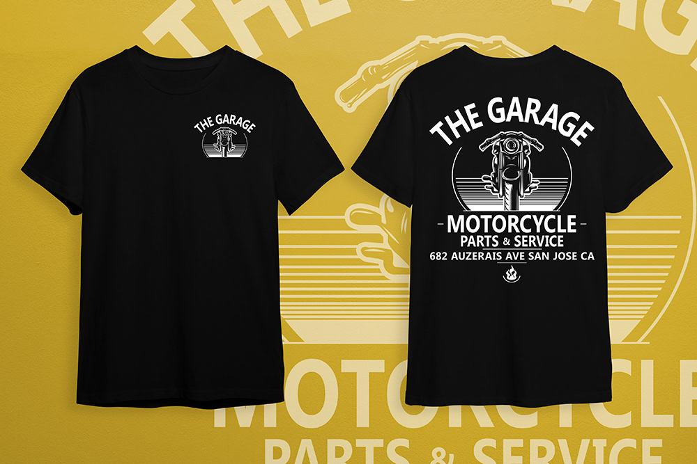 Silicon Valley, CA. Motorcycle Garage