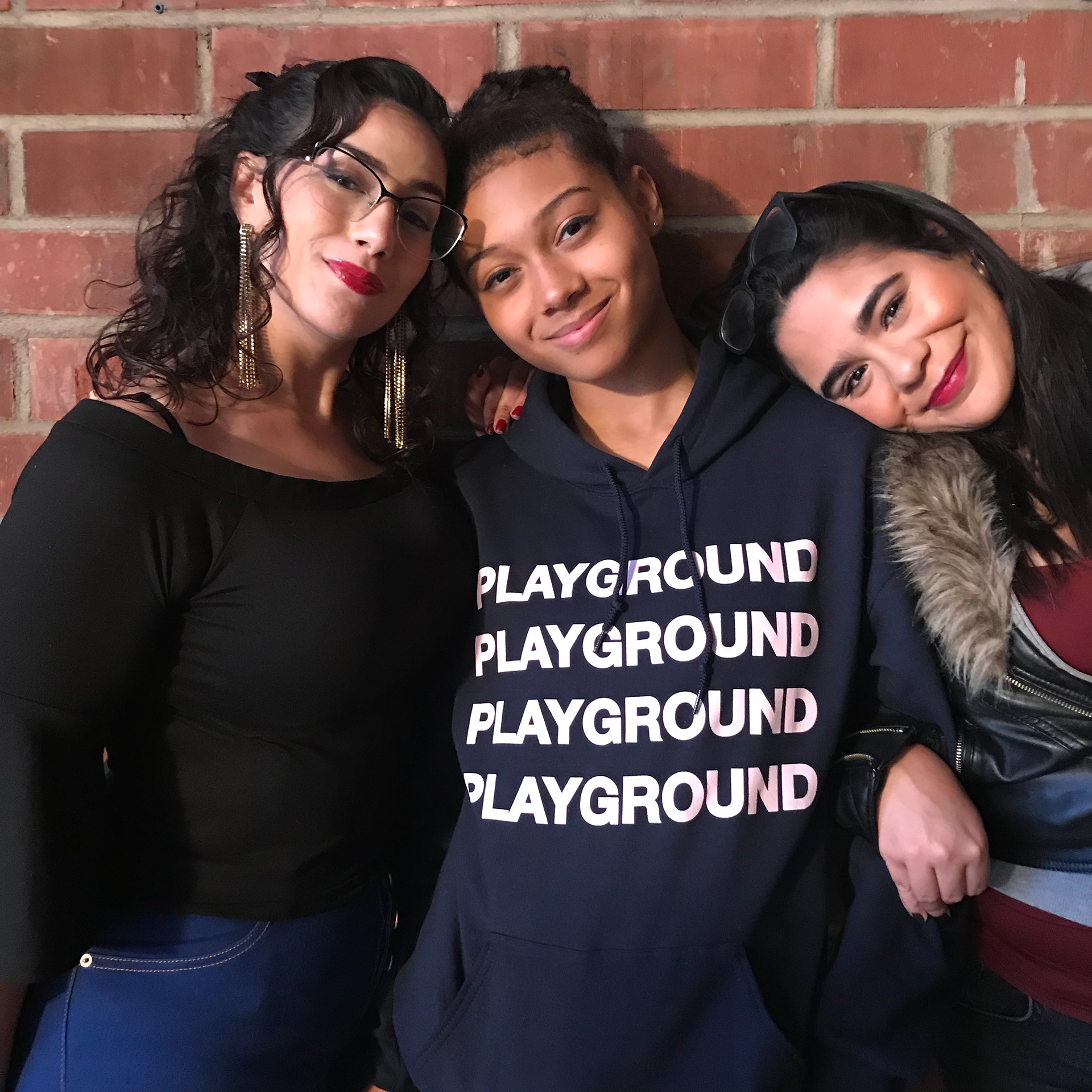 Alexi Gonzalez- Associate Producer (Left) Sierra Capri - Actress (Middle) Jessica Maire Garcia- Actress (Right)