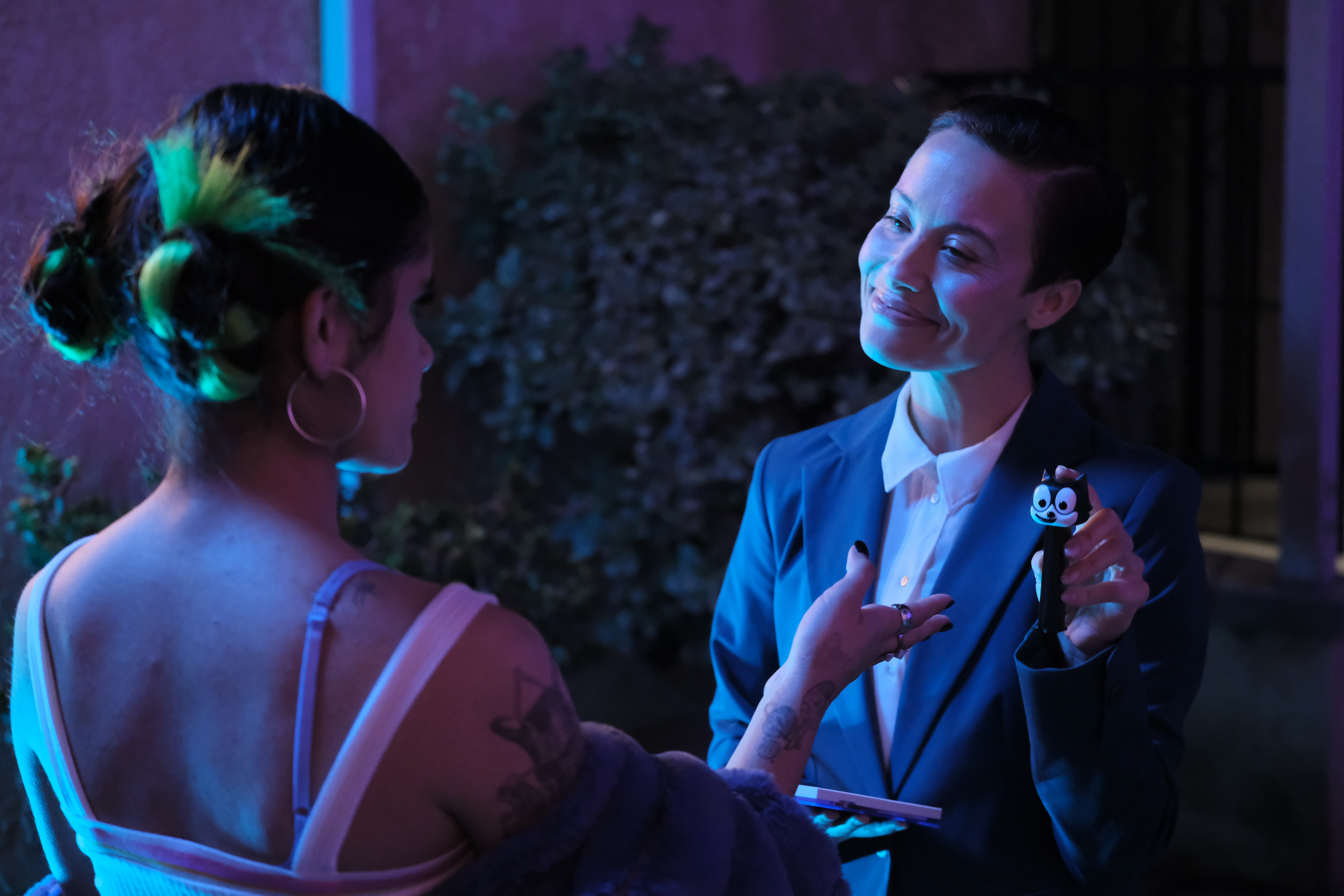 Erika Vianey - Actress (Right) Nicole Pacent- Actress (Left)
