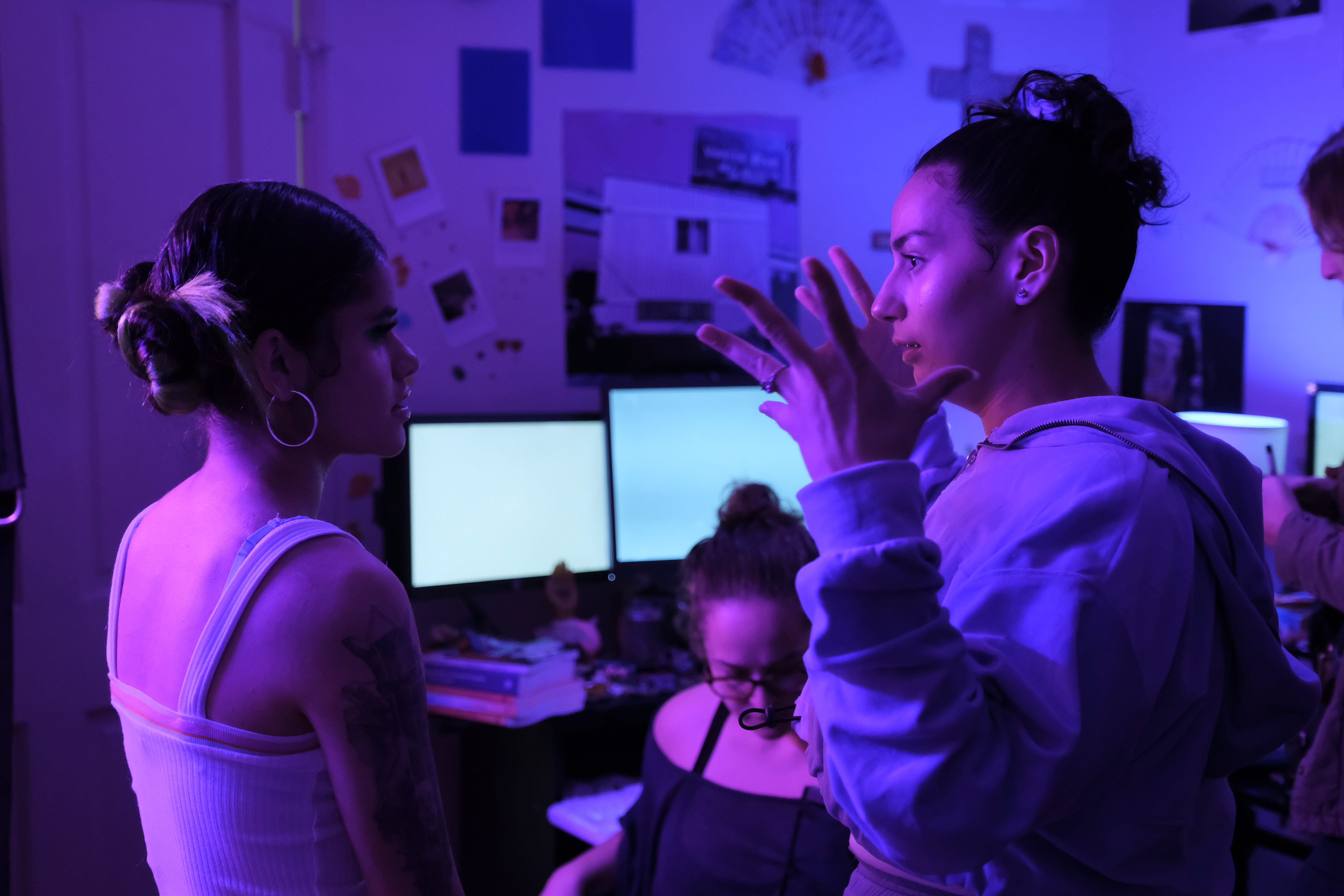 Erika Vianey- Actress (Left) Alexi Gonzalez - Writer Director (Right)