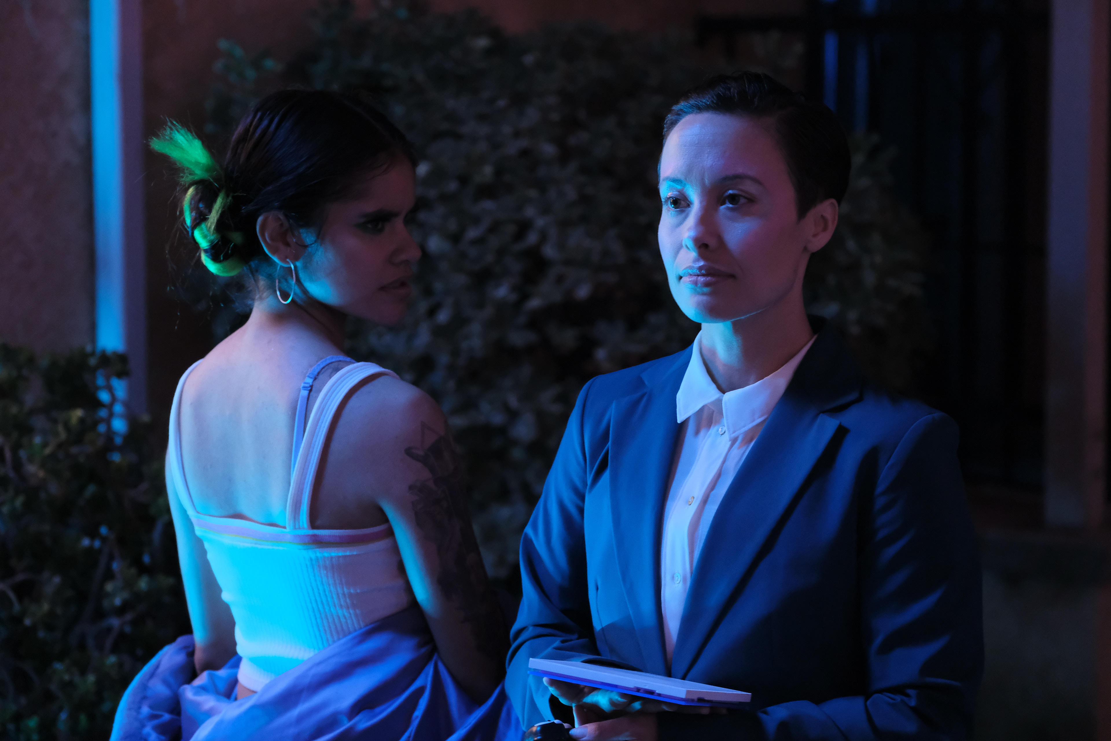 Erika Vianey - Actress (Right) Nicole Pacent- Actress (Left)