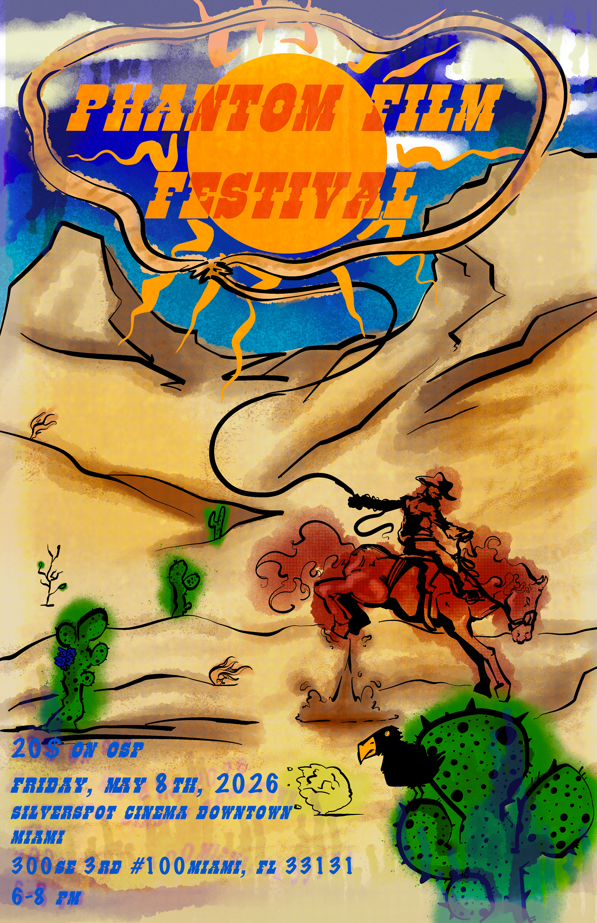 Film Festival poster for DASH High school