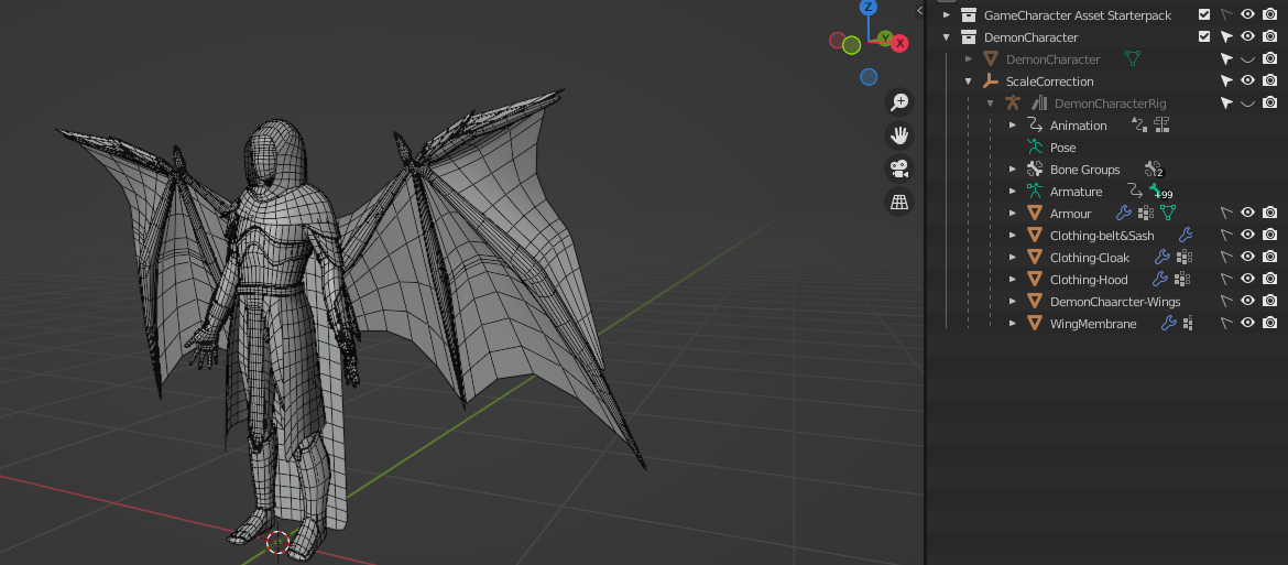 Mesh Components Outliner