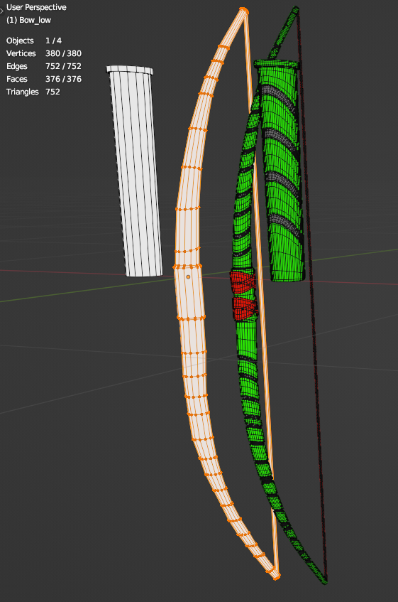 Bow&Quiver_High&Low_Bow Polycount