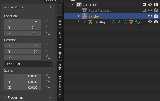 BoxRig - Empty Scale