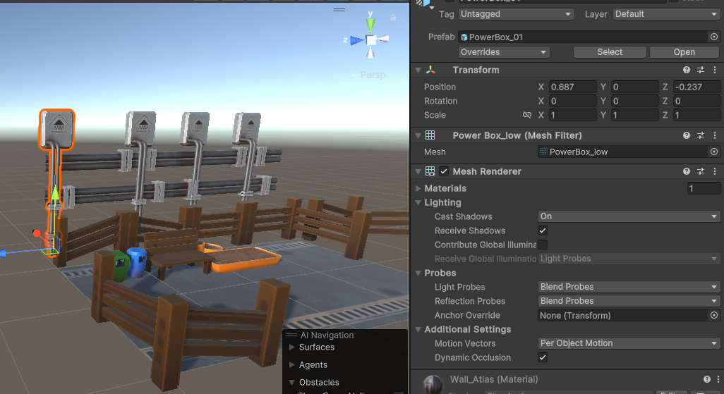 All meshes had the correct scale applied