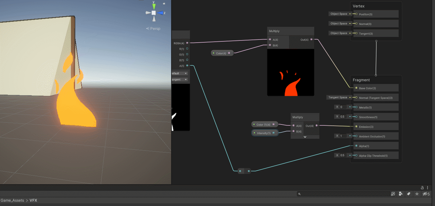 Finished Fire VFX