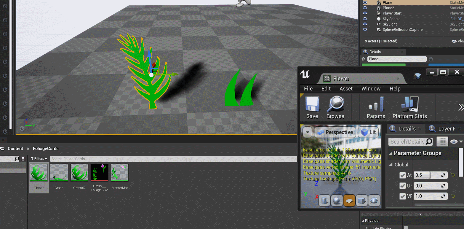 Finished Unreal Foliage Atlas