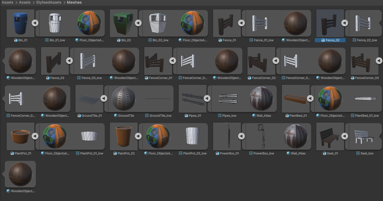 Imported Meshes