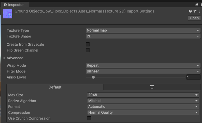 On all the normal maps you need to set it from default to Normal Map for it work properly