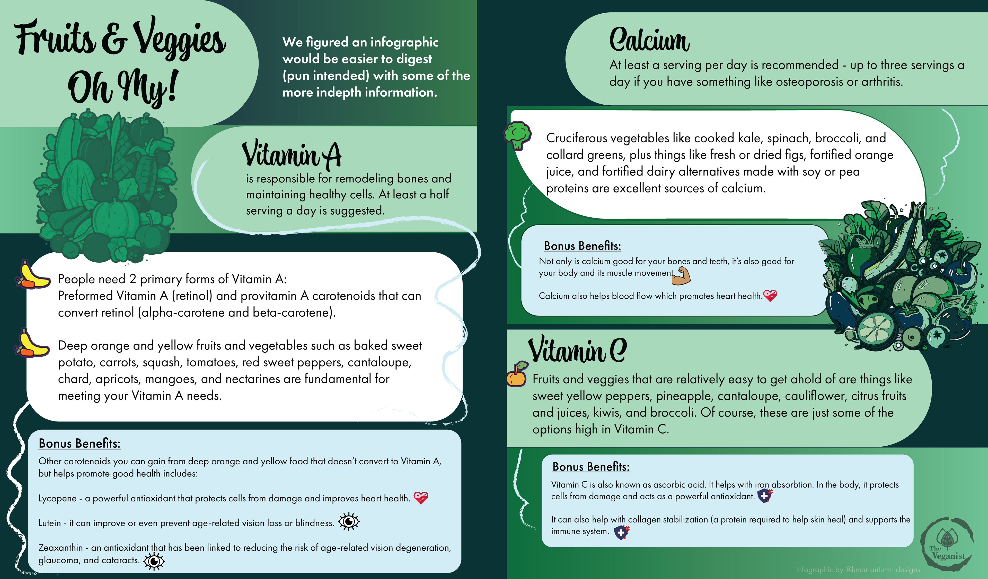 Vegan Nutrition Infographic