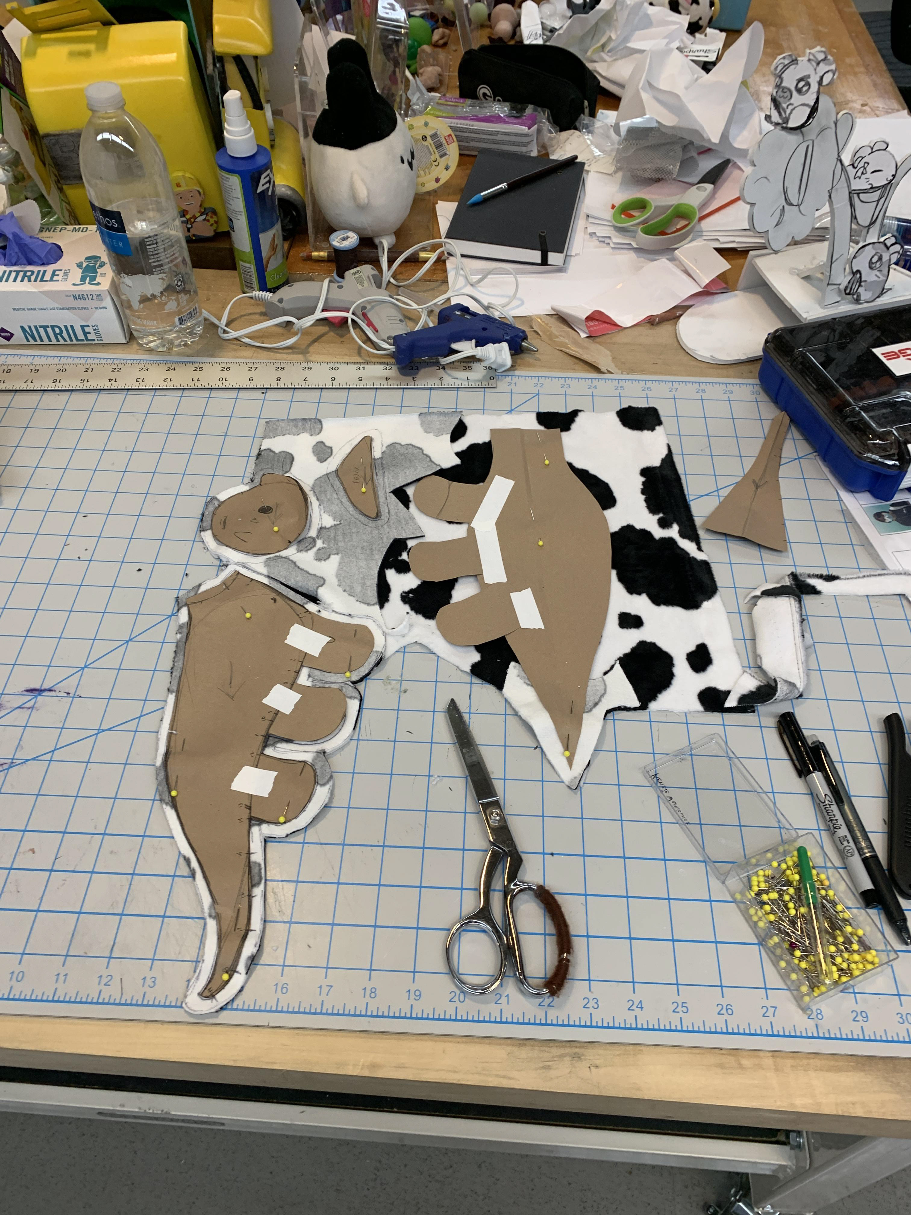 Cutting out the Pattern