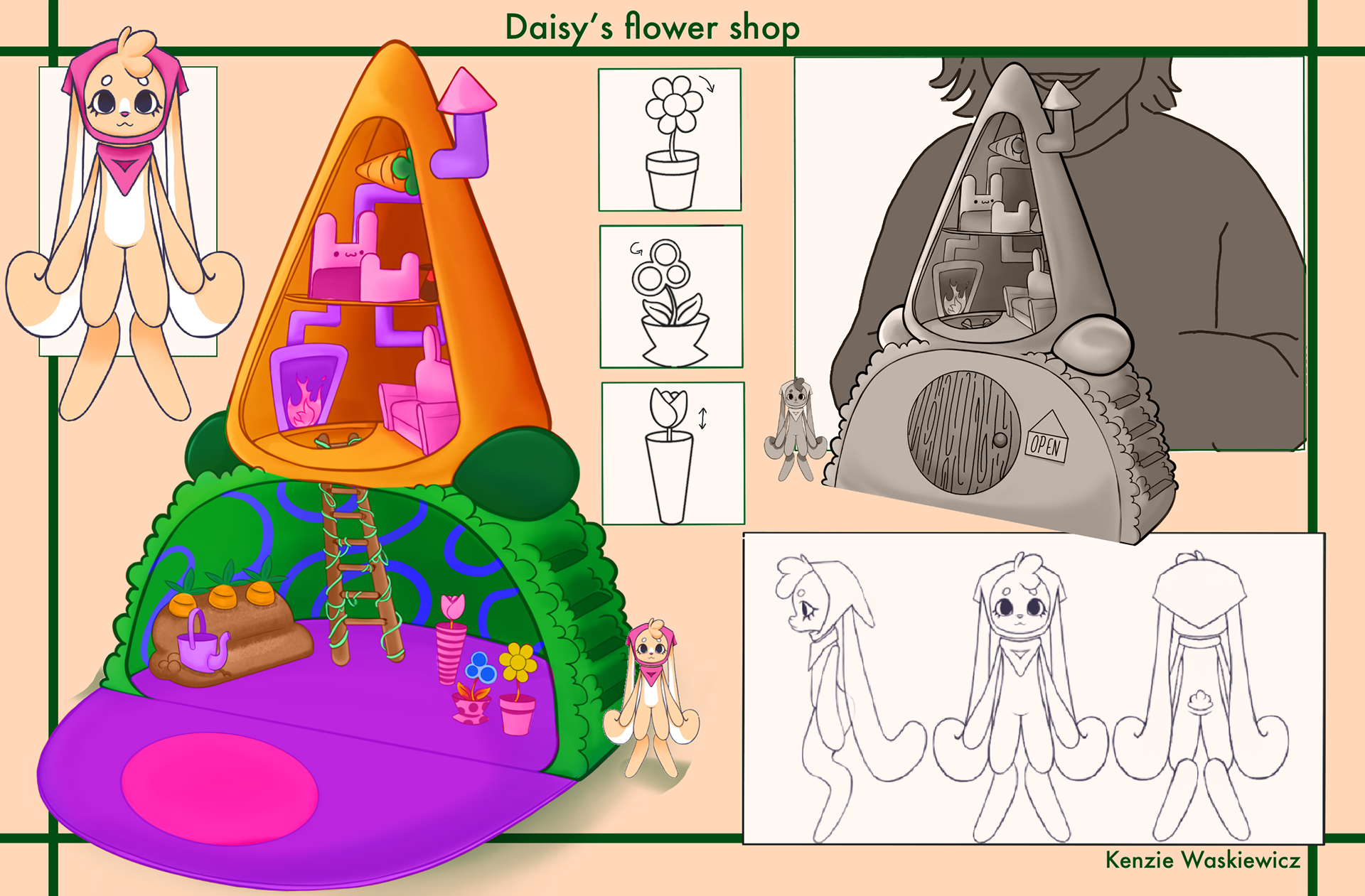 B-Sheet Daisy's Flower Shop