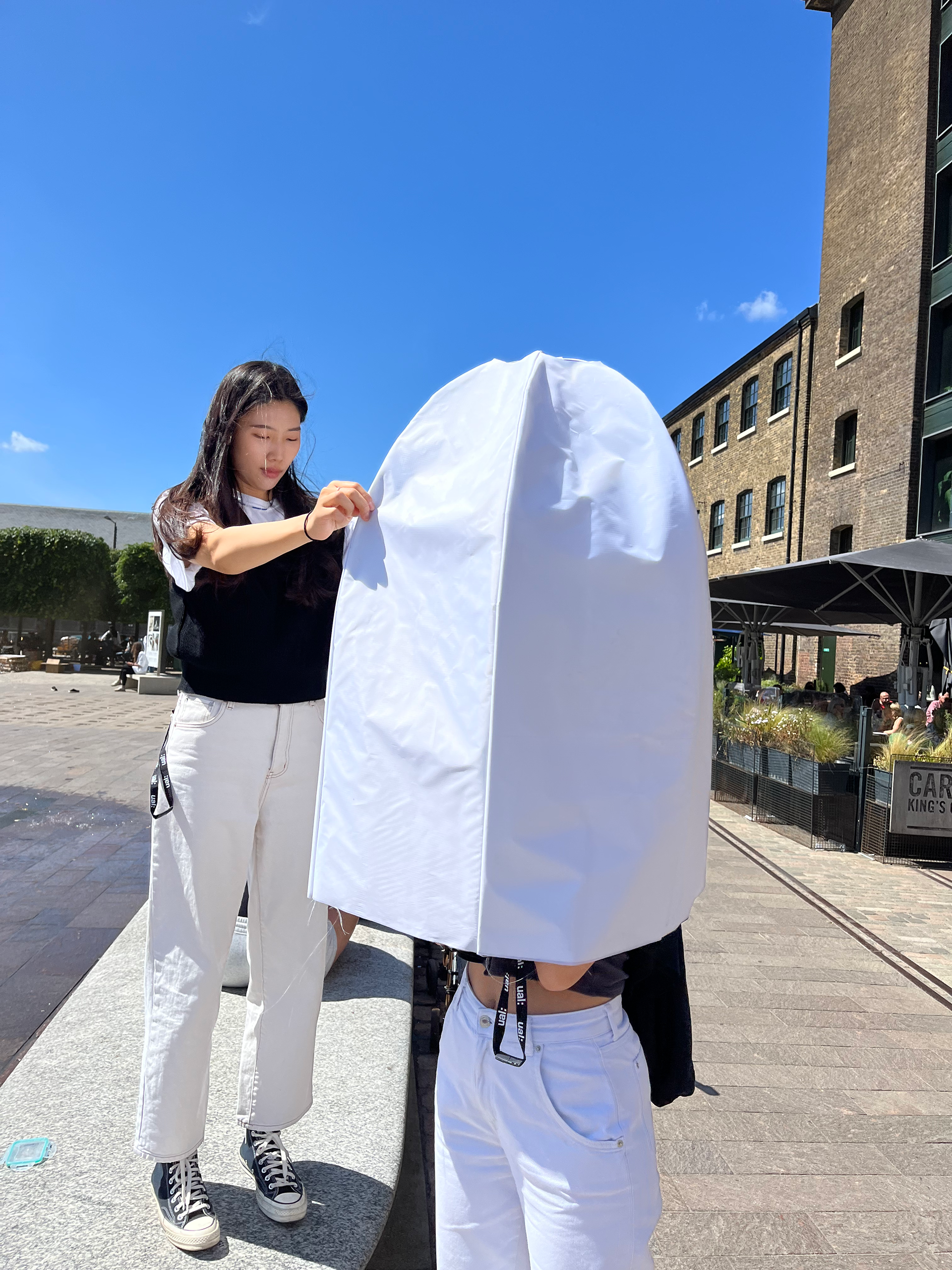 test 1:1 for one of the cloud's domes