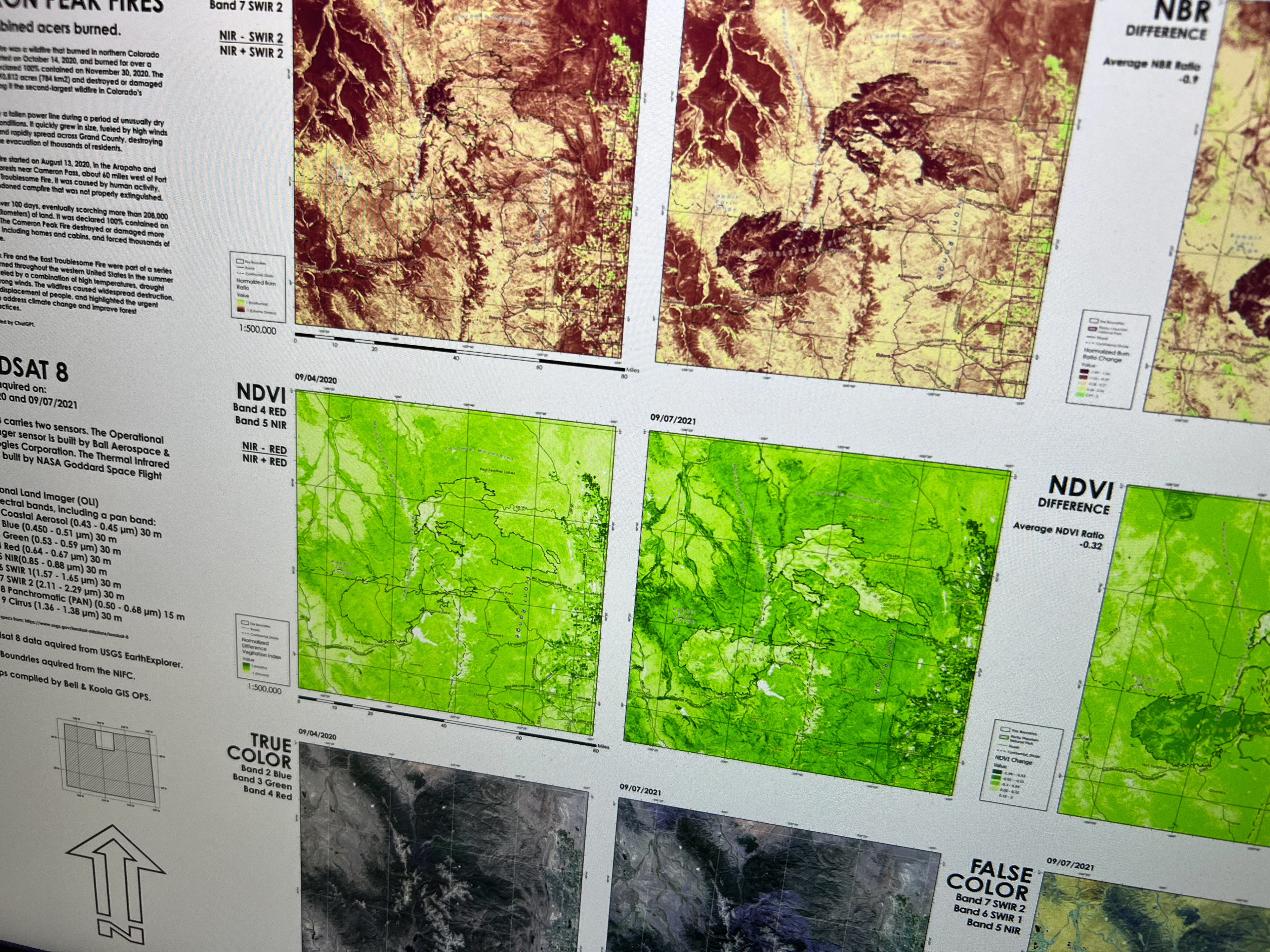 This is a map of the Cameron Peak Fire - Cameron Peak Fire