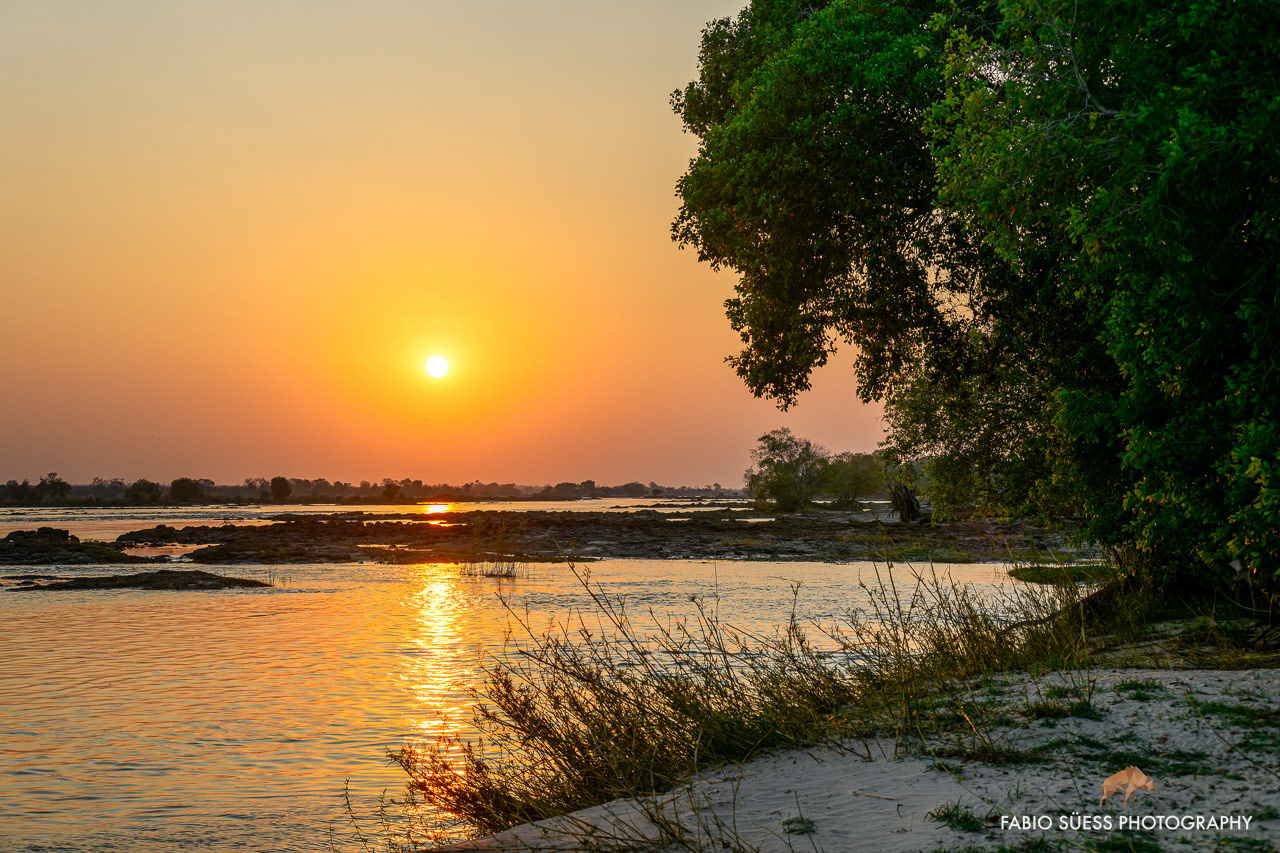 Sunset, Mosi-oa-Tunya National Park, Zambia