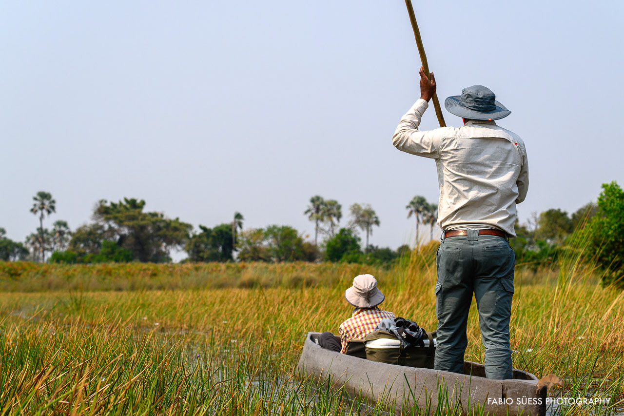 Mokoro trail, Okavango delta, Botswana