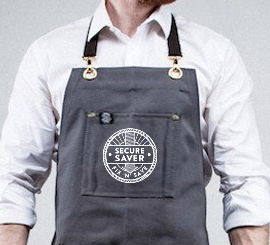 Branded apron design
