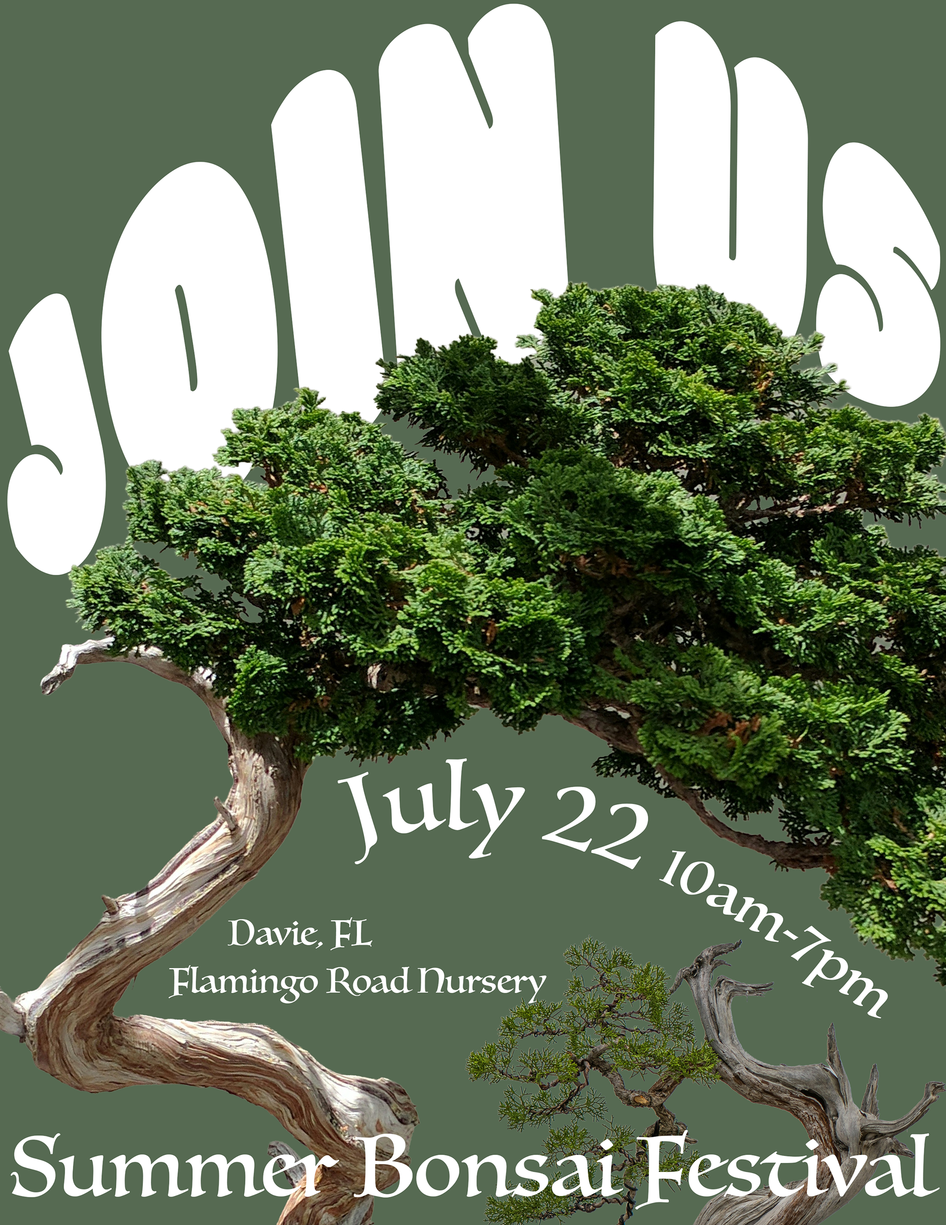 Bonsai Event Flyer