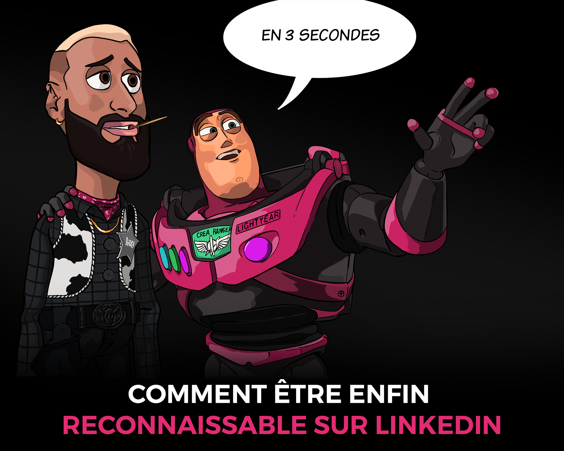 Dans ce post : J'explique ce qu'il faut maitriser pour être reconnaissable sur les réseaux en 3sec
