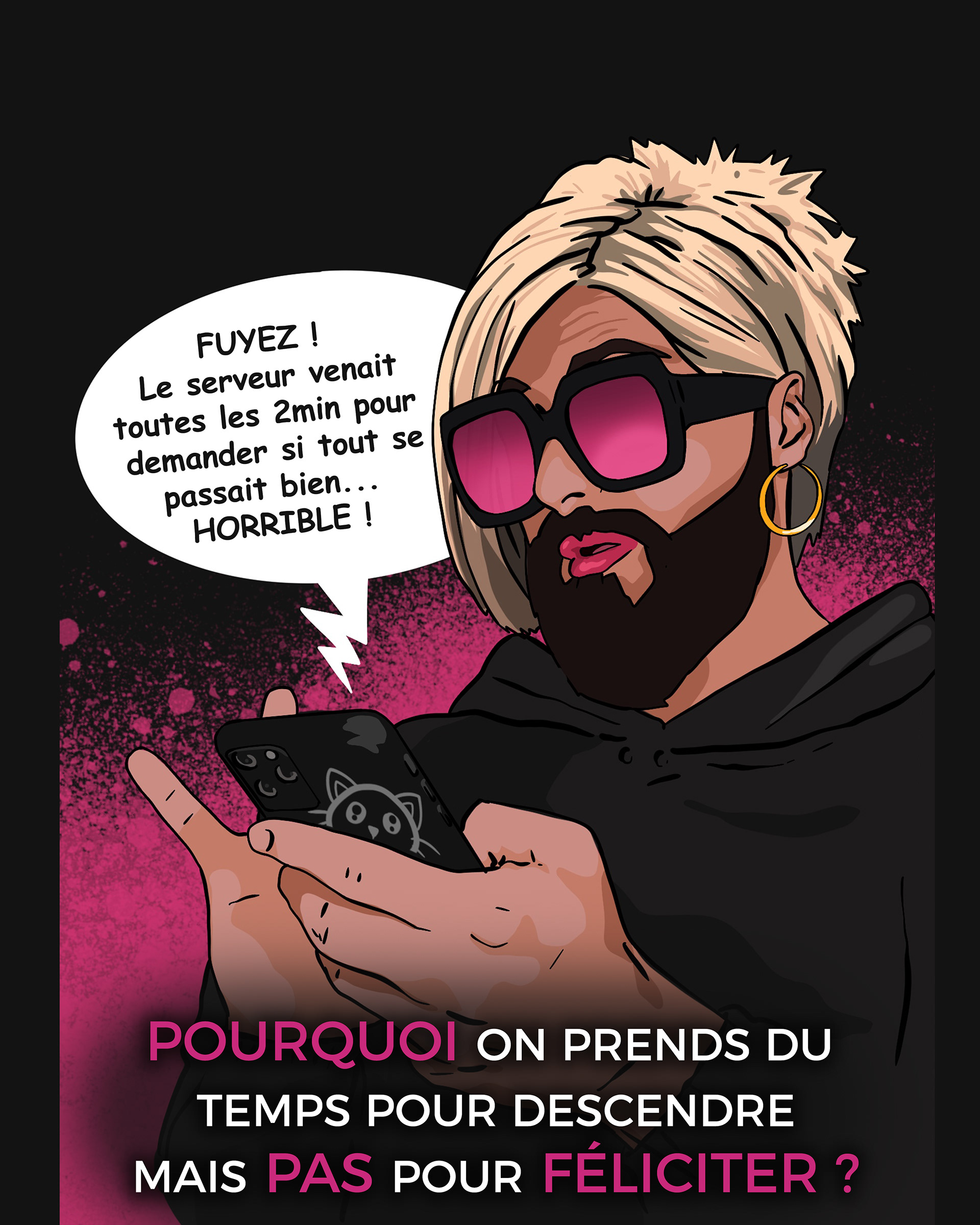 Dans ce post : J'essaie de comprendre pourquoi on passe toujours plus de temps à mettre un avis négatif que positif