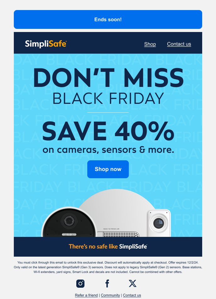 SL: Our Black Friday Sale ends soon!