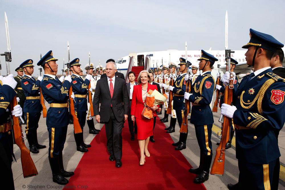 Prime Minister Malcolm Turnbull official visit to China 2016. Pic Stephen Cooper, News Corp