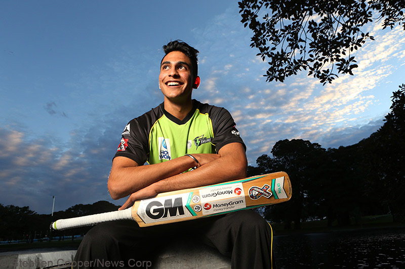 Newcastle teenage cricket sensation Jason Sangha at 16yo is the youngest player to receive a BBL contract. Pic Stephen Cooper © News Corp