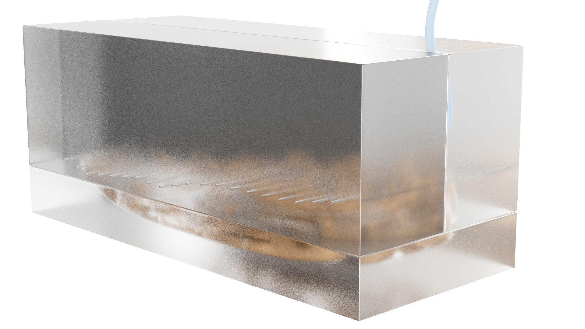 In-mold growth mycelium clog