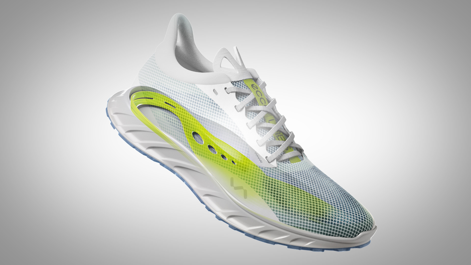Inner sole component reveal rendered with Substance & Maya _ Antoine Briant design
