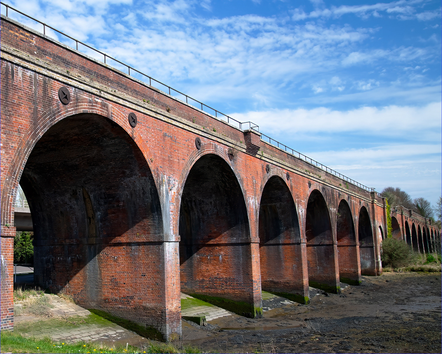 Curves at Fareham Viaduct by Geoff Hegarty