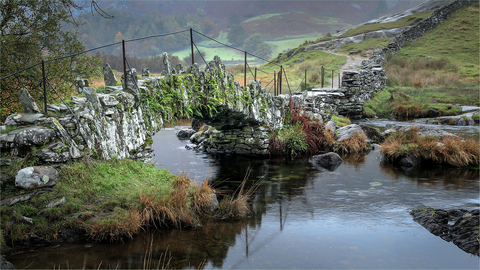 Slaters Bridge Little Langdale by Bob Ede