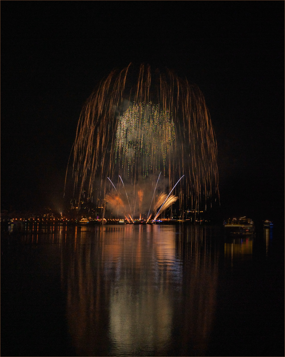 Rhine Fireworks by Richard Milton-Worssell