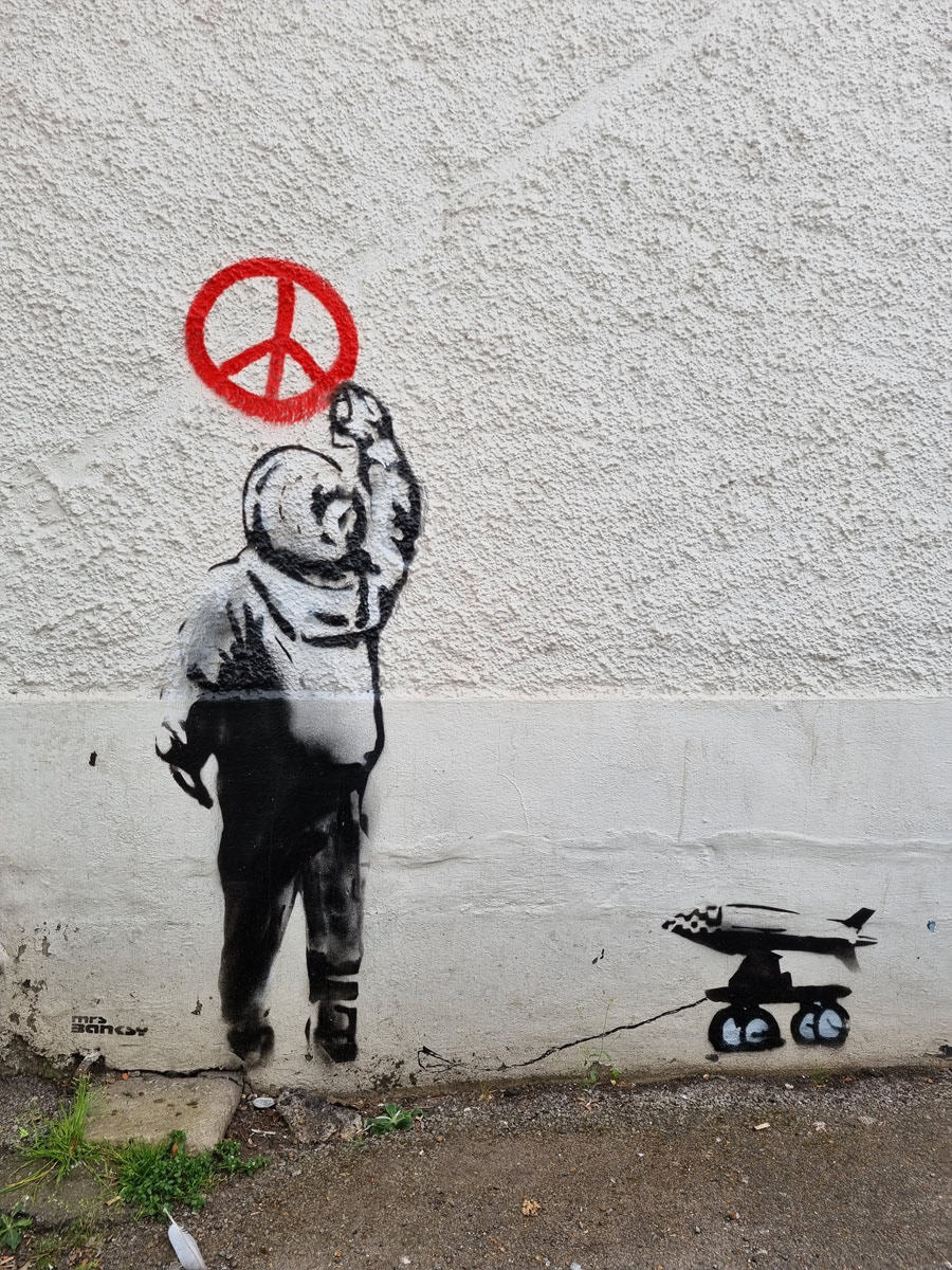Mrs Banksy's Wall Art by Angela Stockbridge LRPS