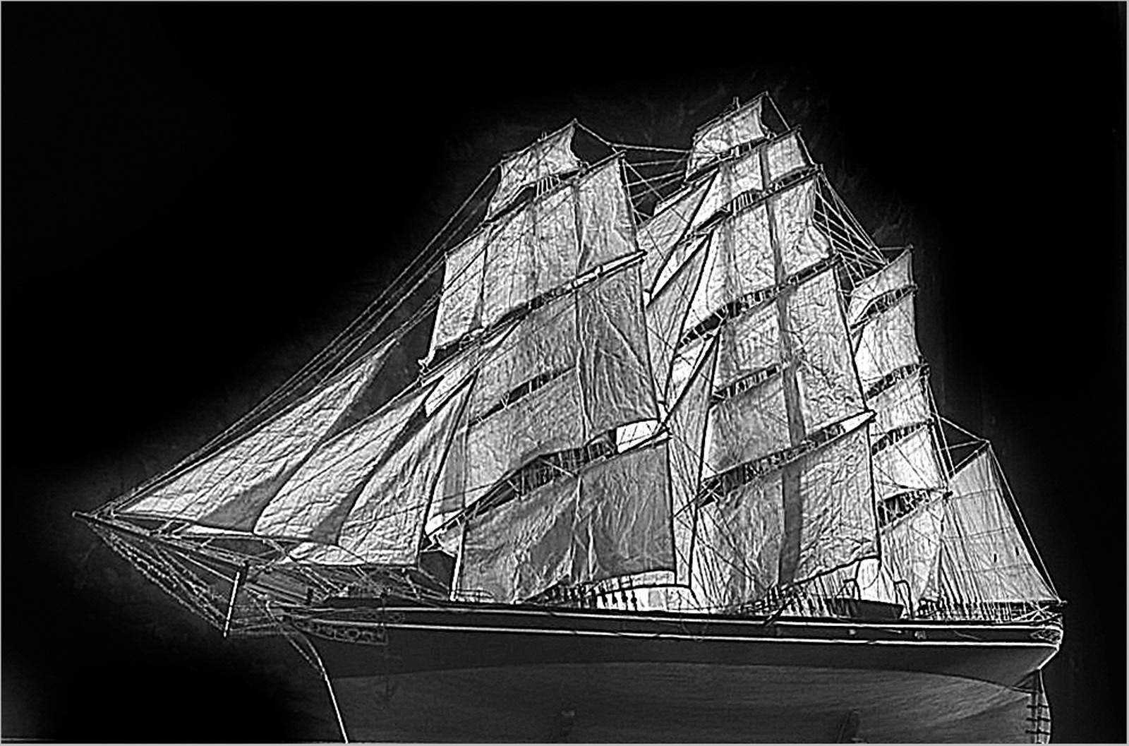 In full sail by Ron Smith
