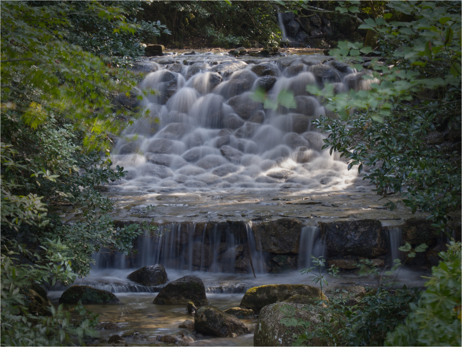 Japanese Waterfall by Steve Sampson