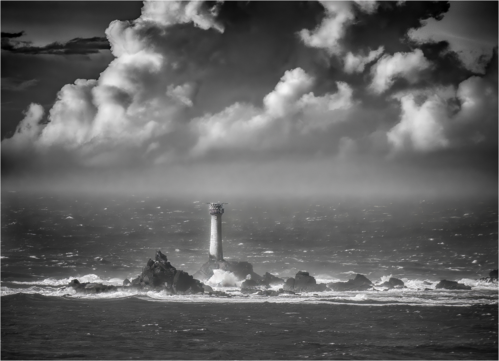 Longships Lighthouse by Mike Williamson