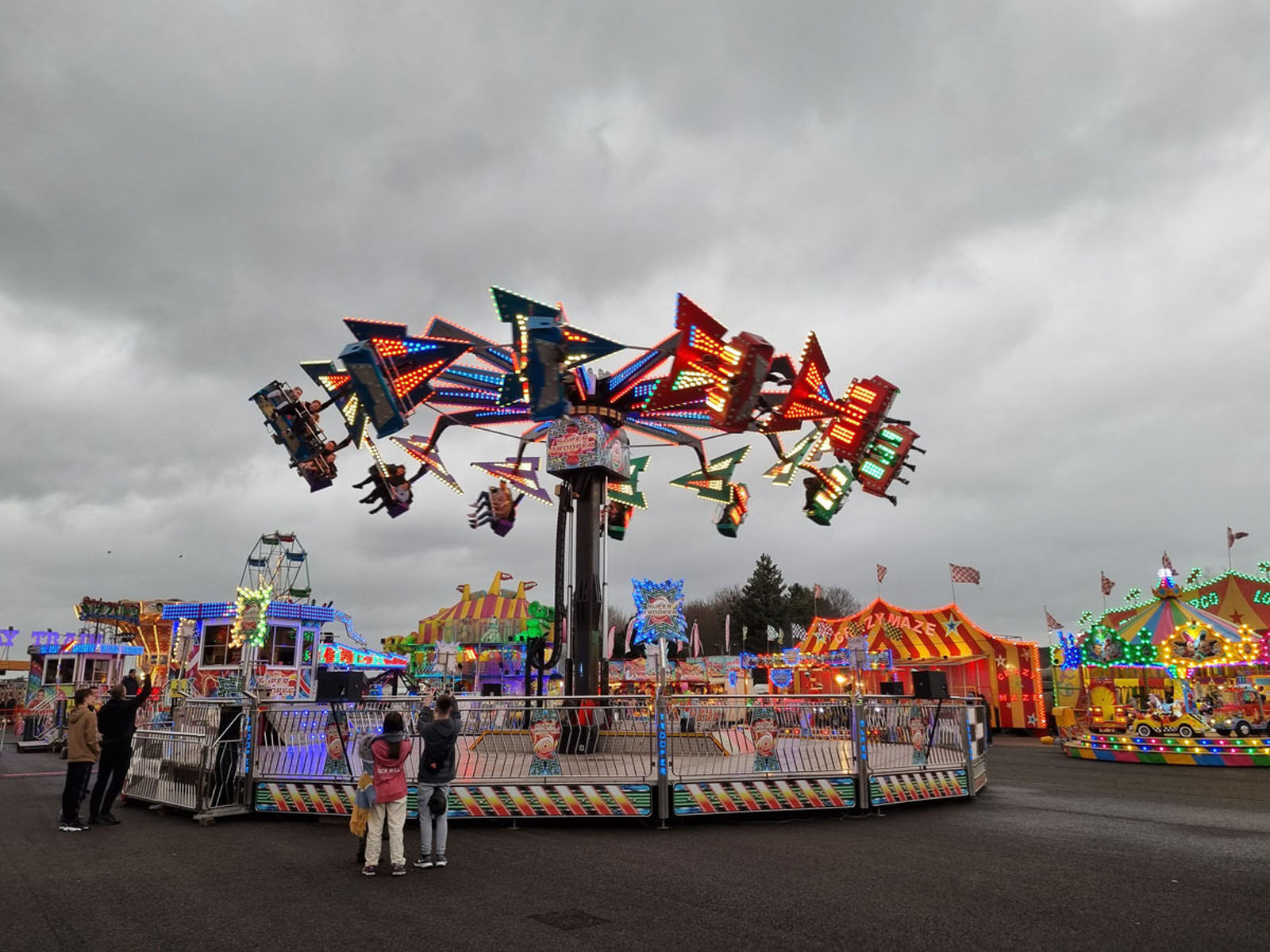 The Super Trooper at the Funfair by Angela Stockbridge LRPS