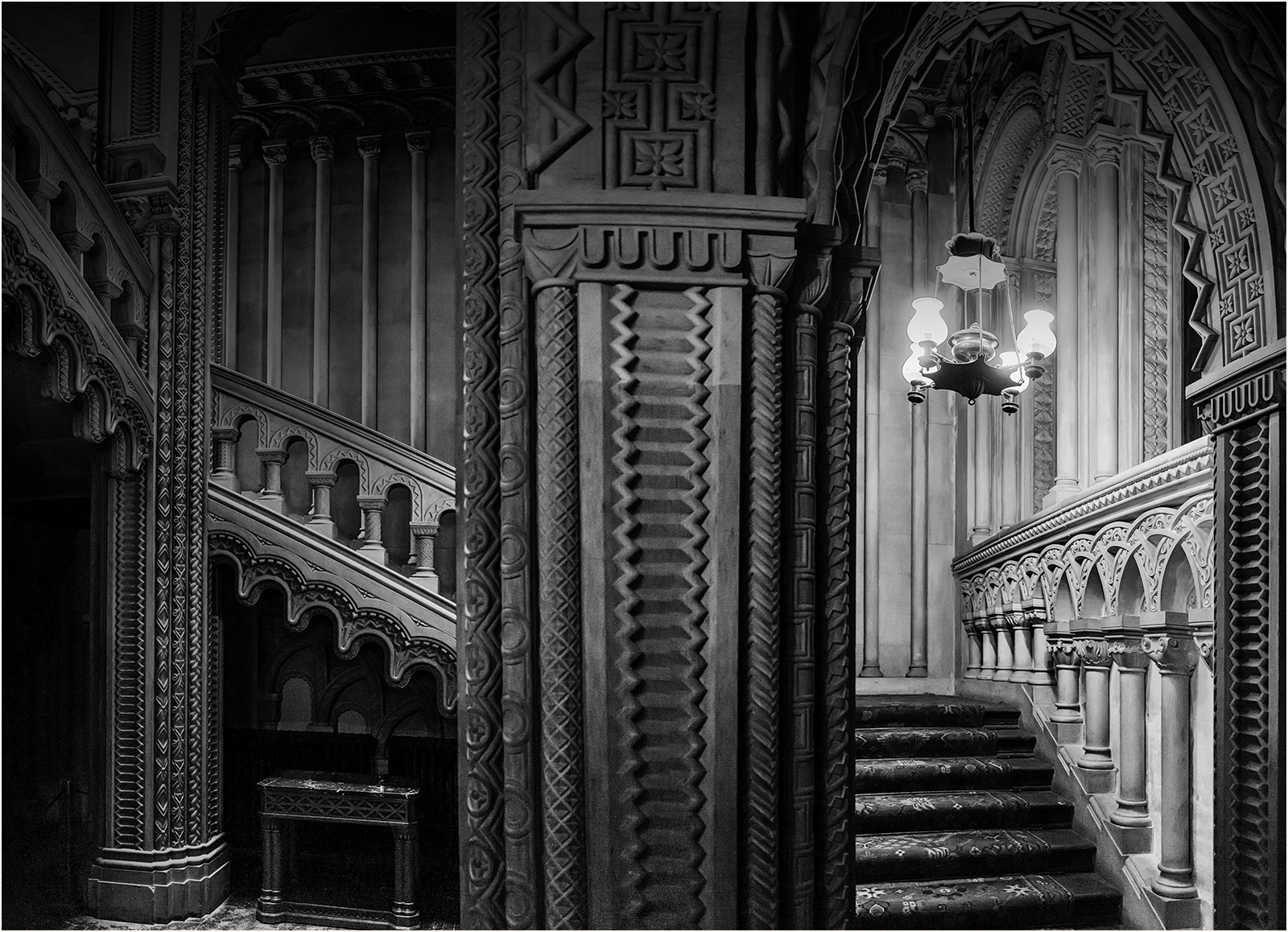 SCORE 9 A light on the stairs by David Balaam