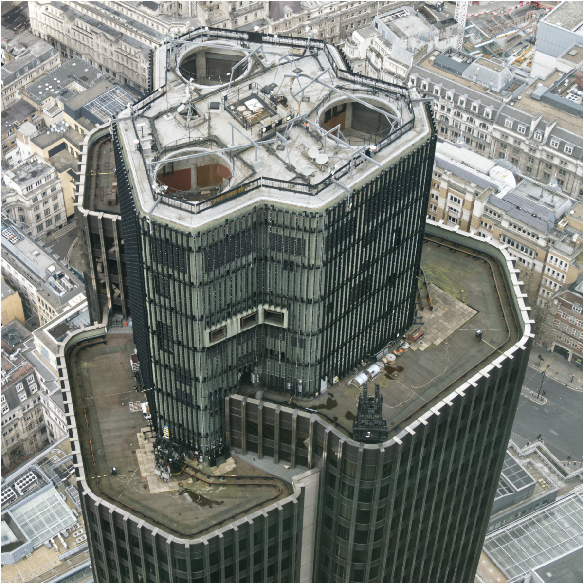 London's Tallest Building in the 1980's by Steve Sampson