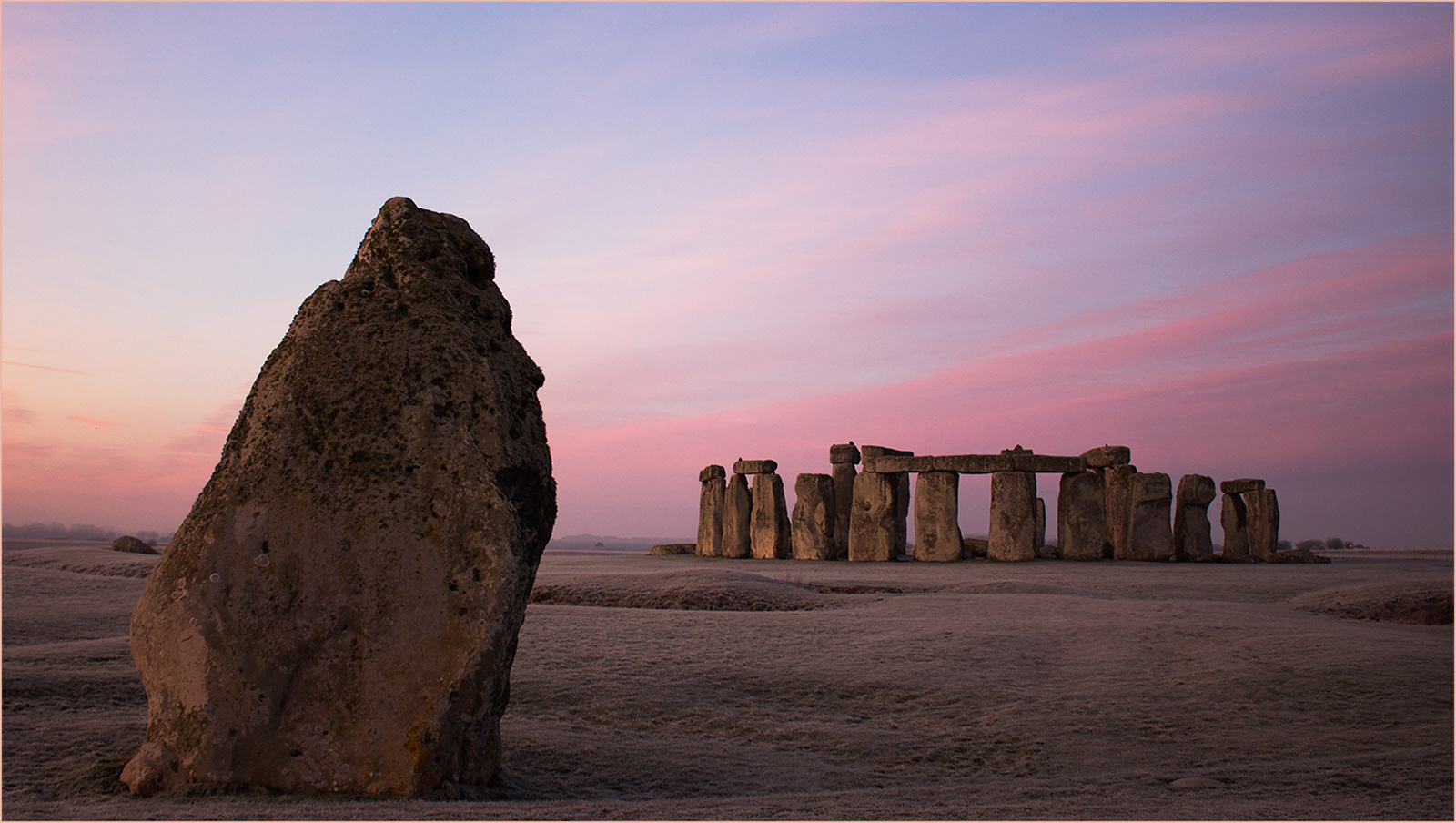 Stonehenge and the far away stone by Catherine Allum