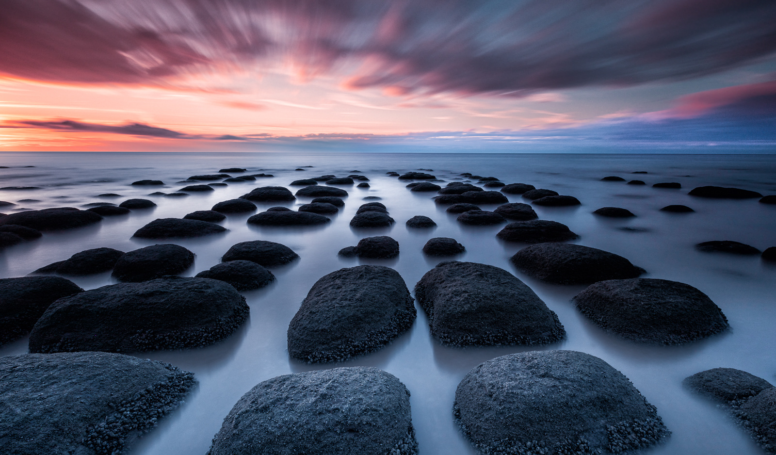 Sunset at Hunstanton by Andi Hargreaves LRPS