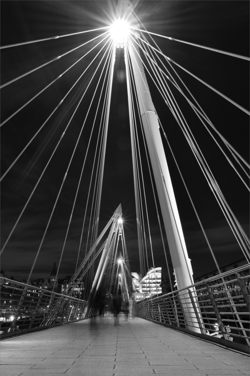 Hungerford Bridge by Ron Matthew