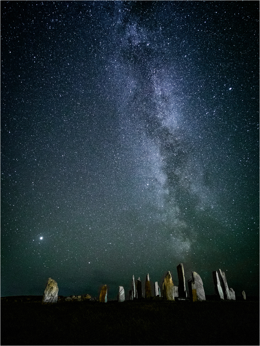 SCORE 10 Milky Way over Calanish by Andrew Webster