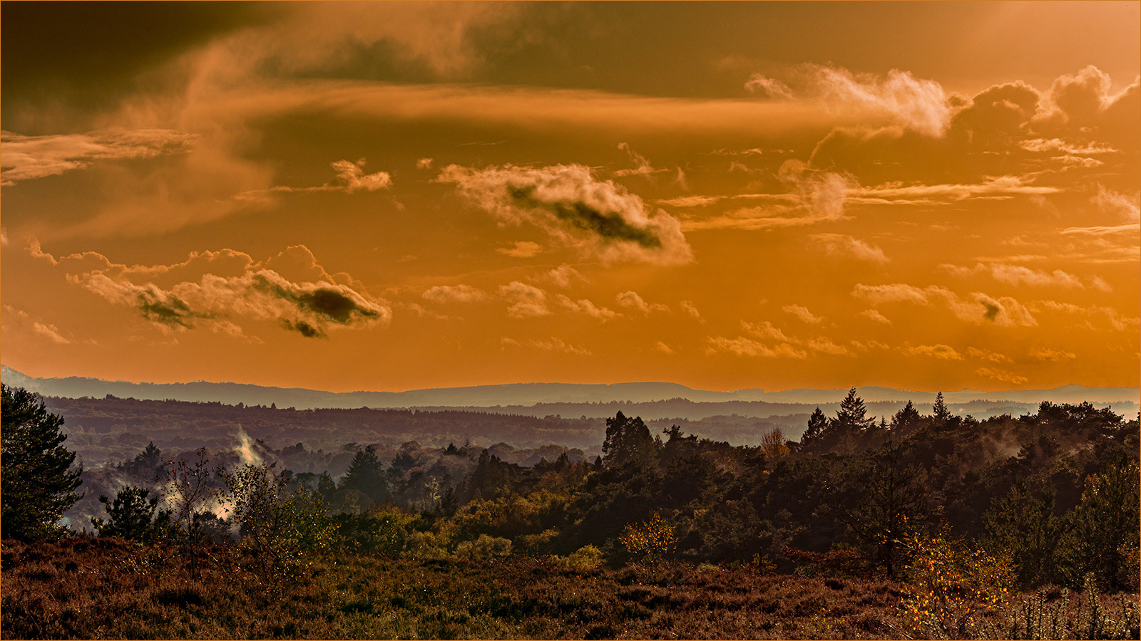 End of day, Hindhead Common by Richard Milton-Worssell