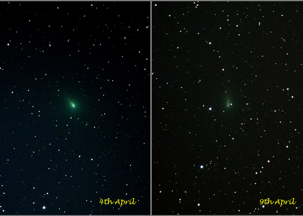 HELD BACK Comet Atlas Disappoints by John Bartlett