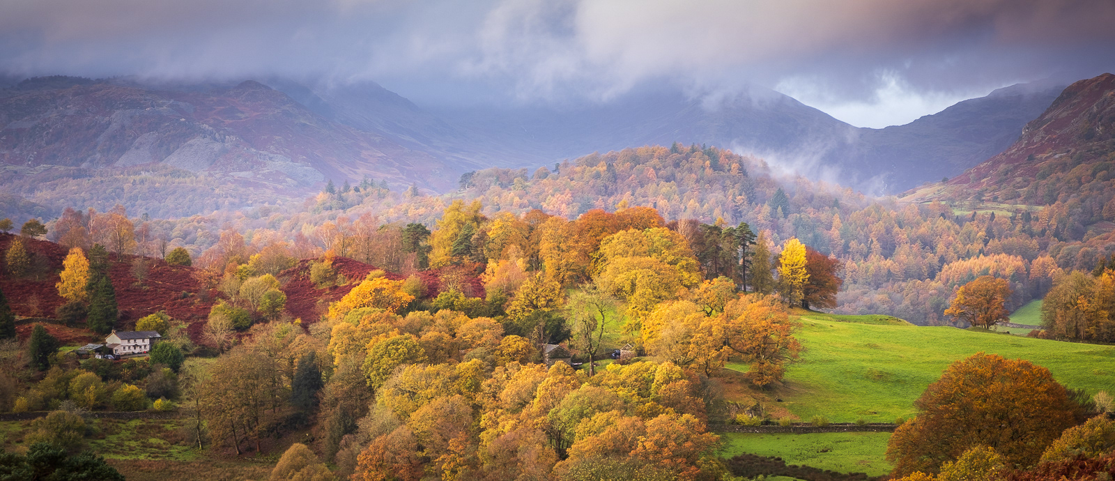 View of the Langdales by Grant Noble