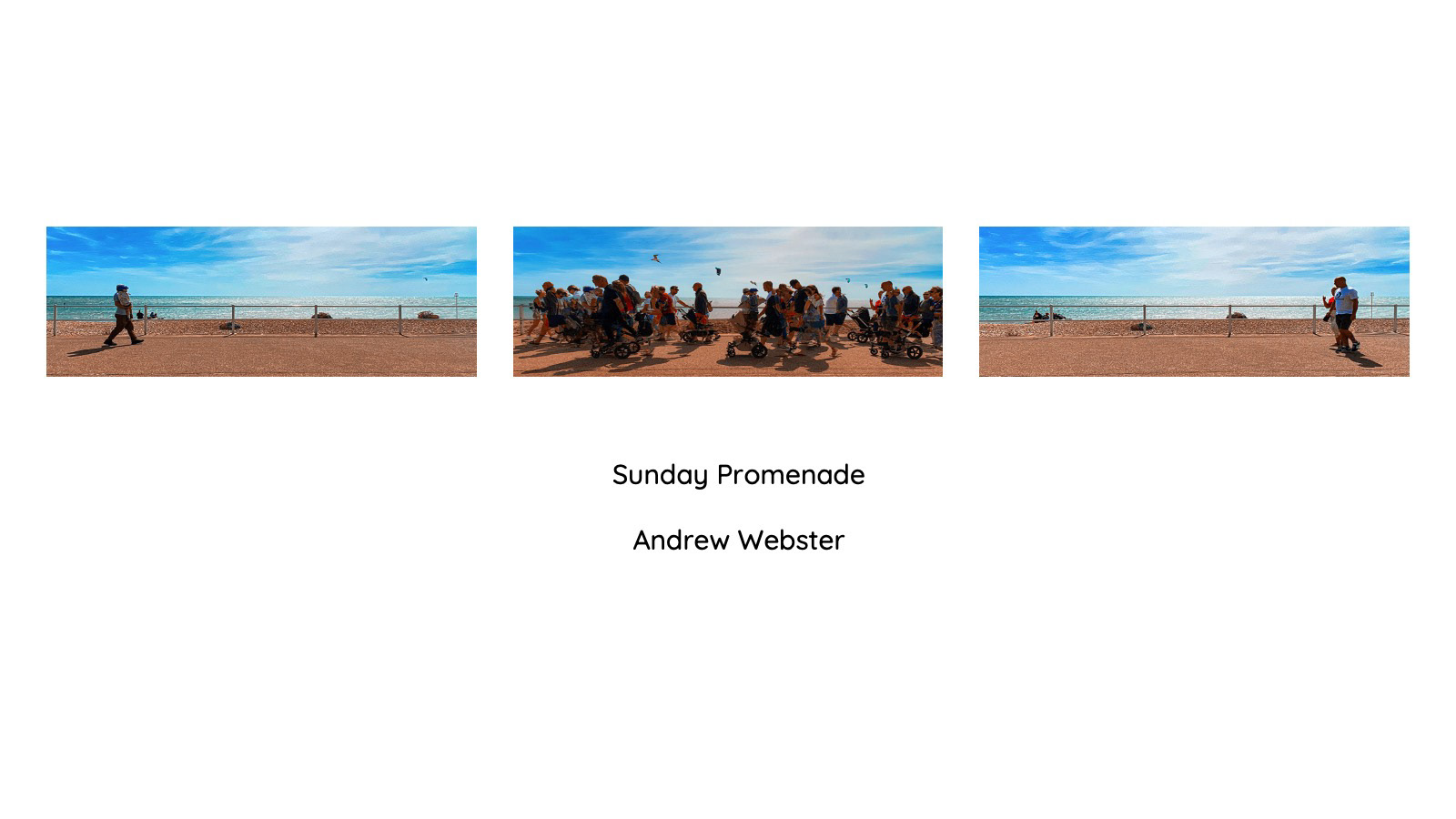 Sunday Promenade by Andrew Webster ARPS