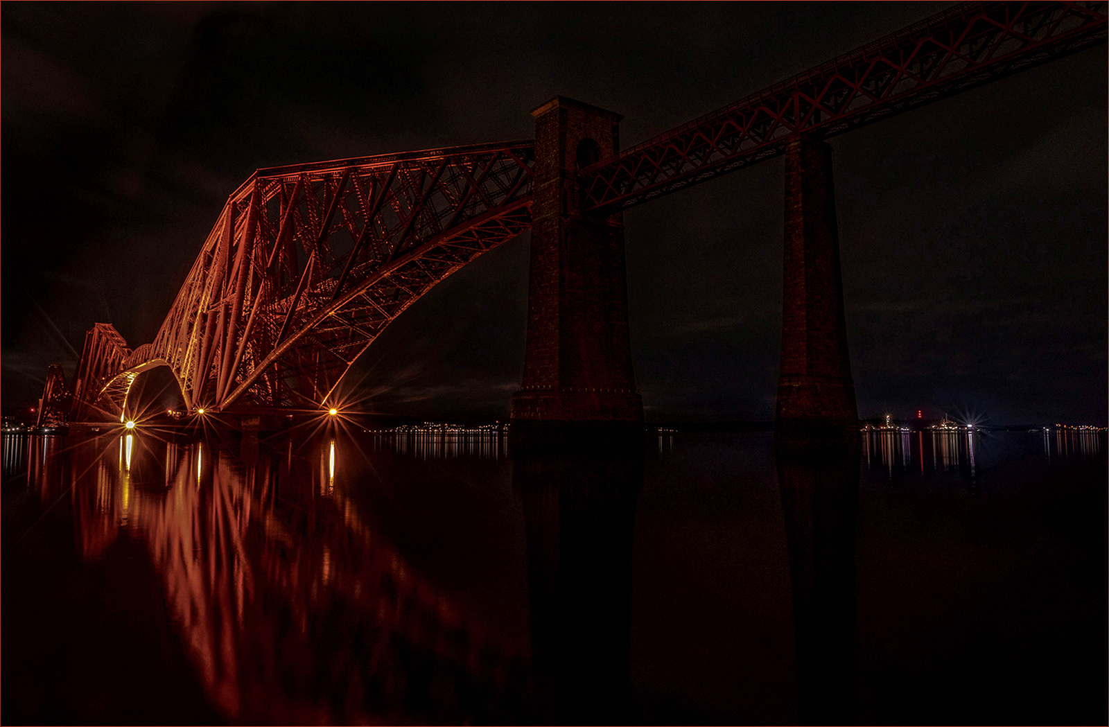 SCORE 10 Fourth Rail Bridge at Night - Bob Ede