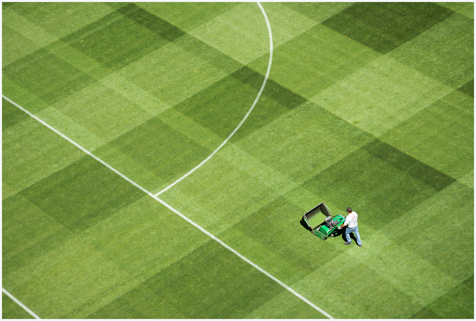 HIGHLY COMMENDED: Mowing the Pitch by Richard Knapp